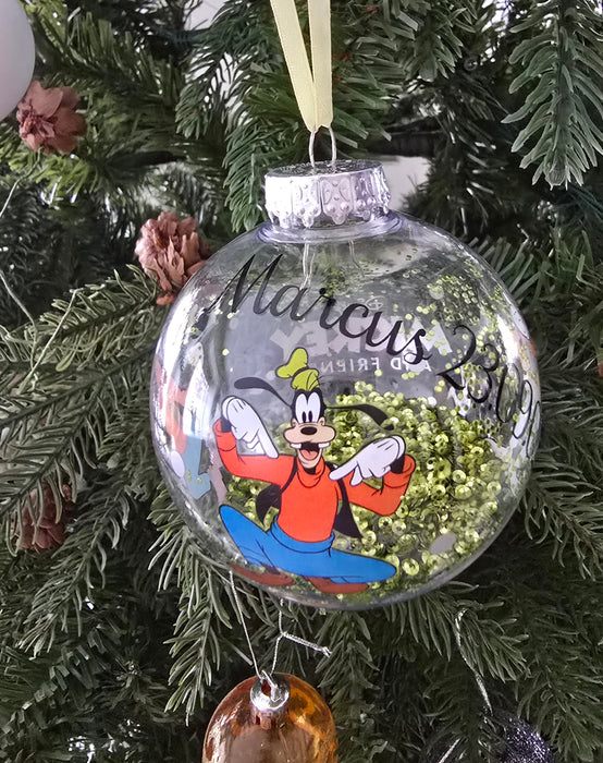 Disney Mickey Julekule Med Valgfritt Navn 3