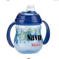 Nuby Drikkeflaske med Valgfritt Navn, med Håndtak 270 ml, Star